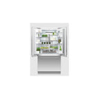 Fisher & Paykel RS90AU3 Built In French Door Fridge Freezer : Ice & Water :