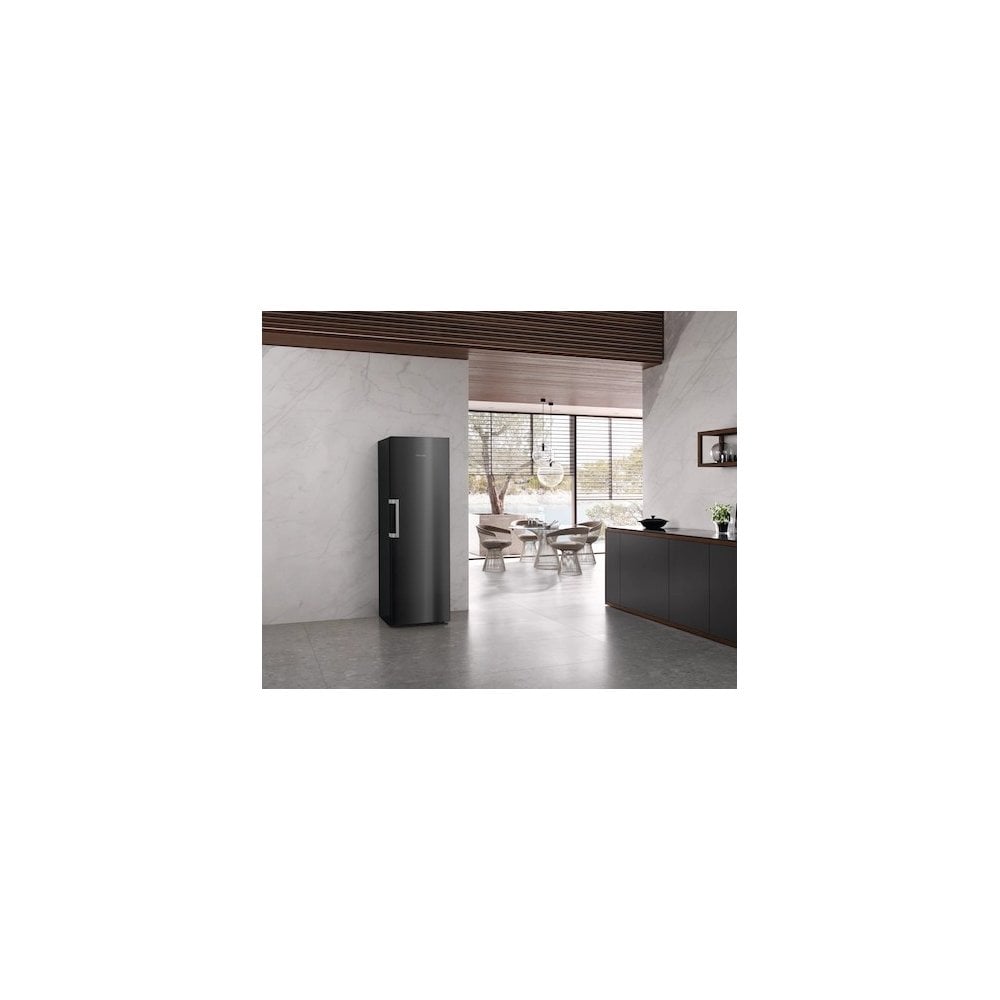 Miele KS4783DD Upright Fridge : H 186cm : Black Steel :