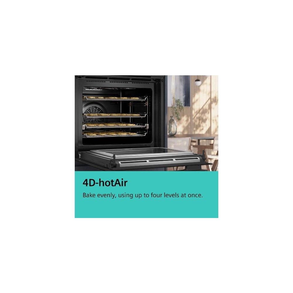 Siemens HB736G1B1B Single Oven : Black : IQ700 : Air Fryer Function