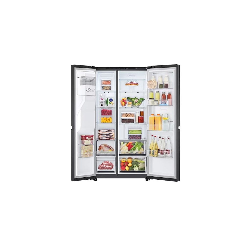 LG GSLC40EPPE  American Fridge Freezer : Frost Free :  Matte Black : H 179cm : Plumbed In :Due 28th SEPTEMBER