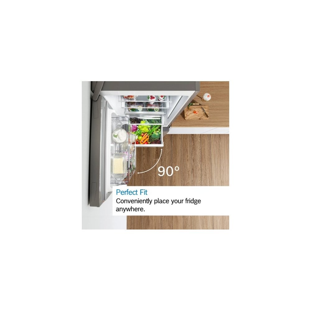 Bosch KGN392WDFG 60cm 70/30 Total No Frost Fridge Freezer - White : H 203cm : Series 4