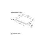 Neff T58FHW1L0 Built In  Induction Hob : W 80cm : N70,