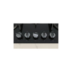 Neff T27PIQ4S0 Built In Gas Hob : Tempered Glass Black: N70: 75cm