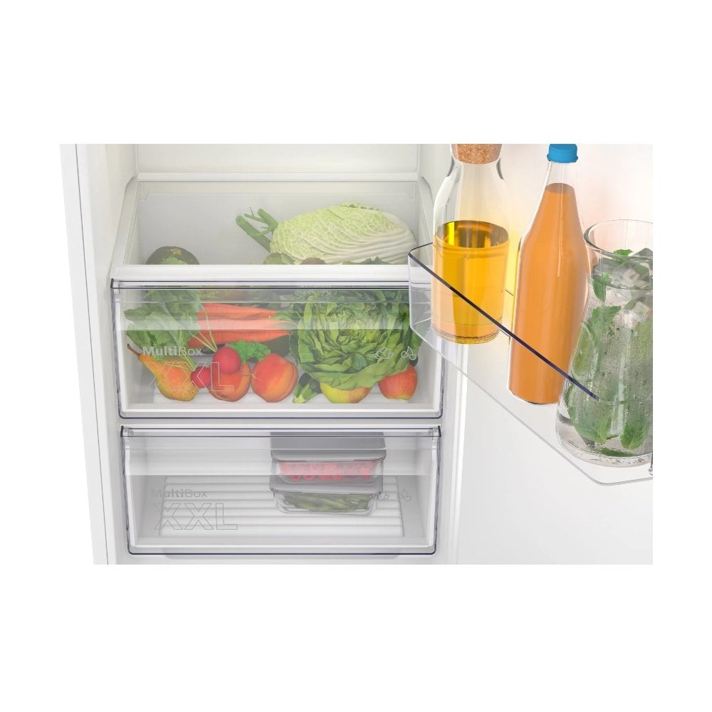 Bosch KIR81NSE0G 54.1cm Built-In Fridge - White: Series 2 (177cm) Sliding Hinge