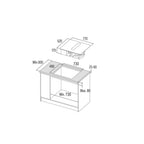 Cata CATDD77CHF Built In  Vented Induction Hob : W 77cm  : Cata 700