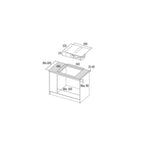 Cata CATDD60CHF Built in Vented Induction Hob : W 60cm : Cata 700