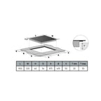 Cata CATIND90HF Built In Induction Hob : W 90cm : Cata 700