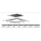Cata ICONFLEX90F Built In Induction Hob : W 90cm : Cata 500