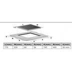 Cata UBIND77F Built In Induction Hob : W 77cm : Cata 300