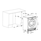 Cata UBV70WM 7kg Built-In 1400rpm Washing Machine