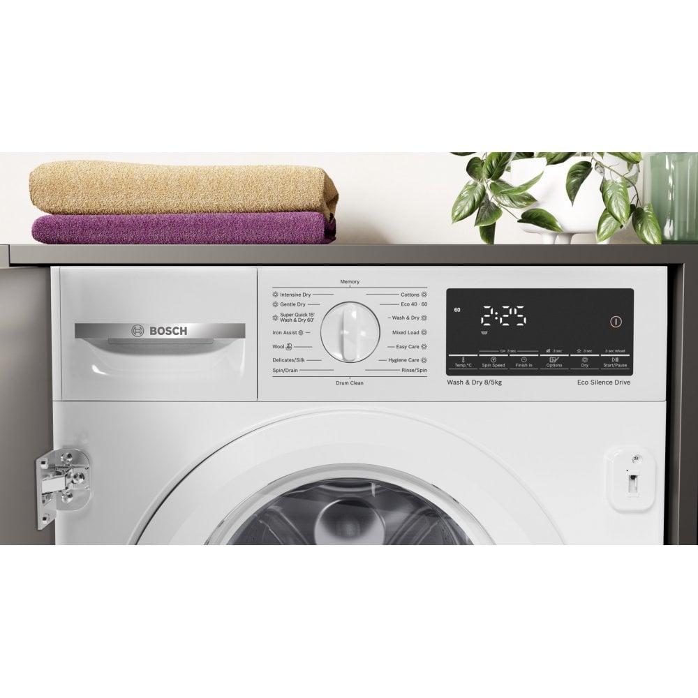 Bosch WKD28490 Built In Washer Dryer : 8kg Wash / 5kg Dry : Series 6 :