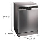 Siemens SN25EI13CE Dishwasher  : IQ500 : Brushed Steel :