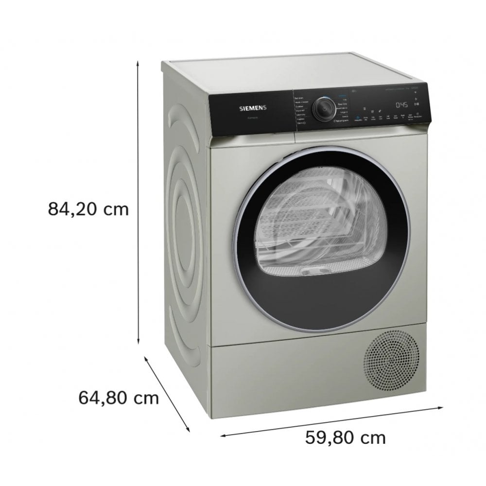 Siemens WQ46H2DXGB Heat Pump Tumble Dryer : IQ500 : Silver