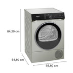Siemens WQ46H2DXGB Heat Pump Tumble Dryer : IQ500 : Silver