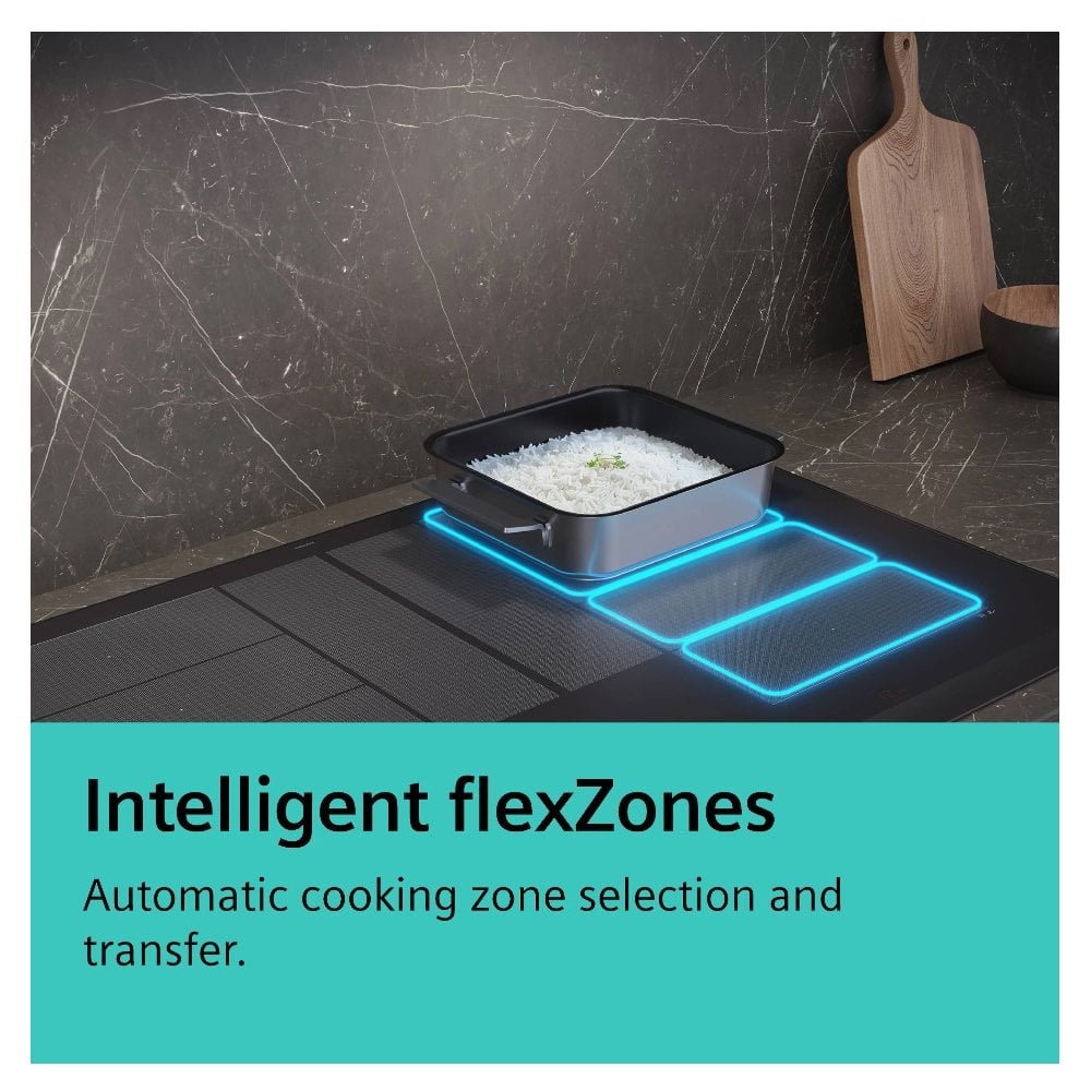 Siemens EX875LYV1E Built In Induction Hob : IQ700 : W 80cm