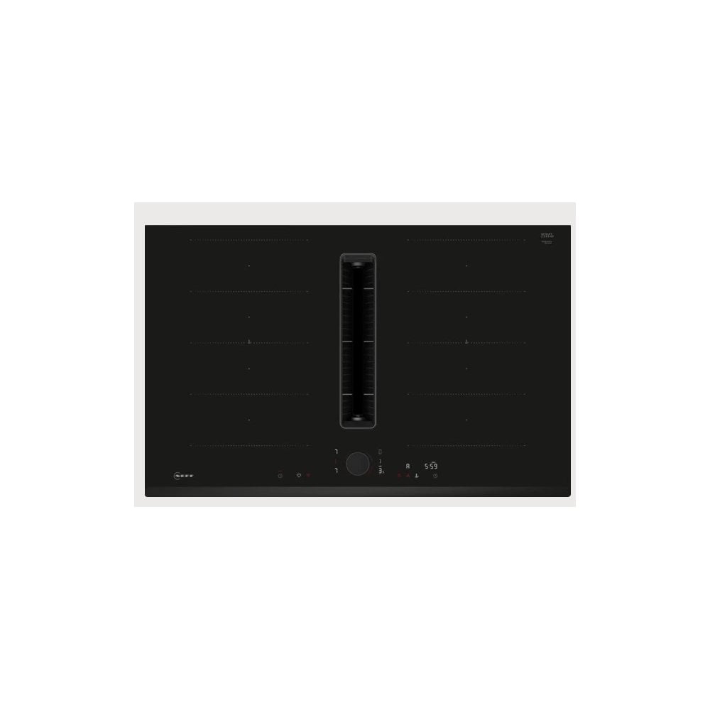 Neff V68FUX4L0 Built In Induction Hob With Ventilation System : W 80cm : N 90 :Twist Pad