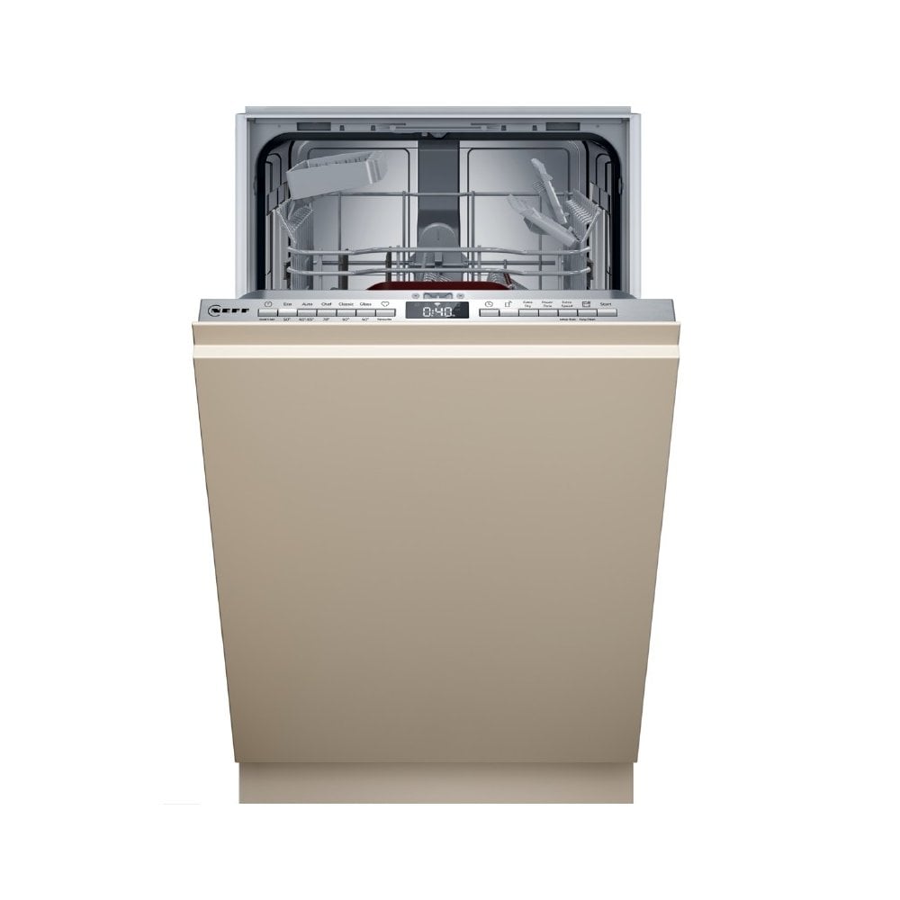 Neff S875HKX32G Fully Integrated Slimline Dishwasher (45cm) N 50 : Basket : Vario Hinge
