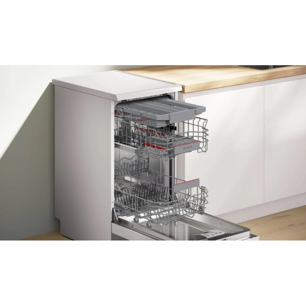 Bosch SPS4HMW14G Slimline Dishwasher : Stainless Steel Interior : Cutlery Tray :Series 4