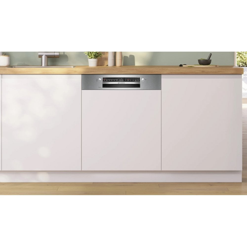 Bosch SMI2HTS06G Semi Integrated Dishwasher : Series 2 : Basket : Polinox : Brushed Steel