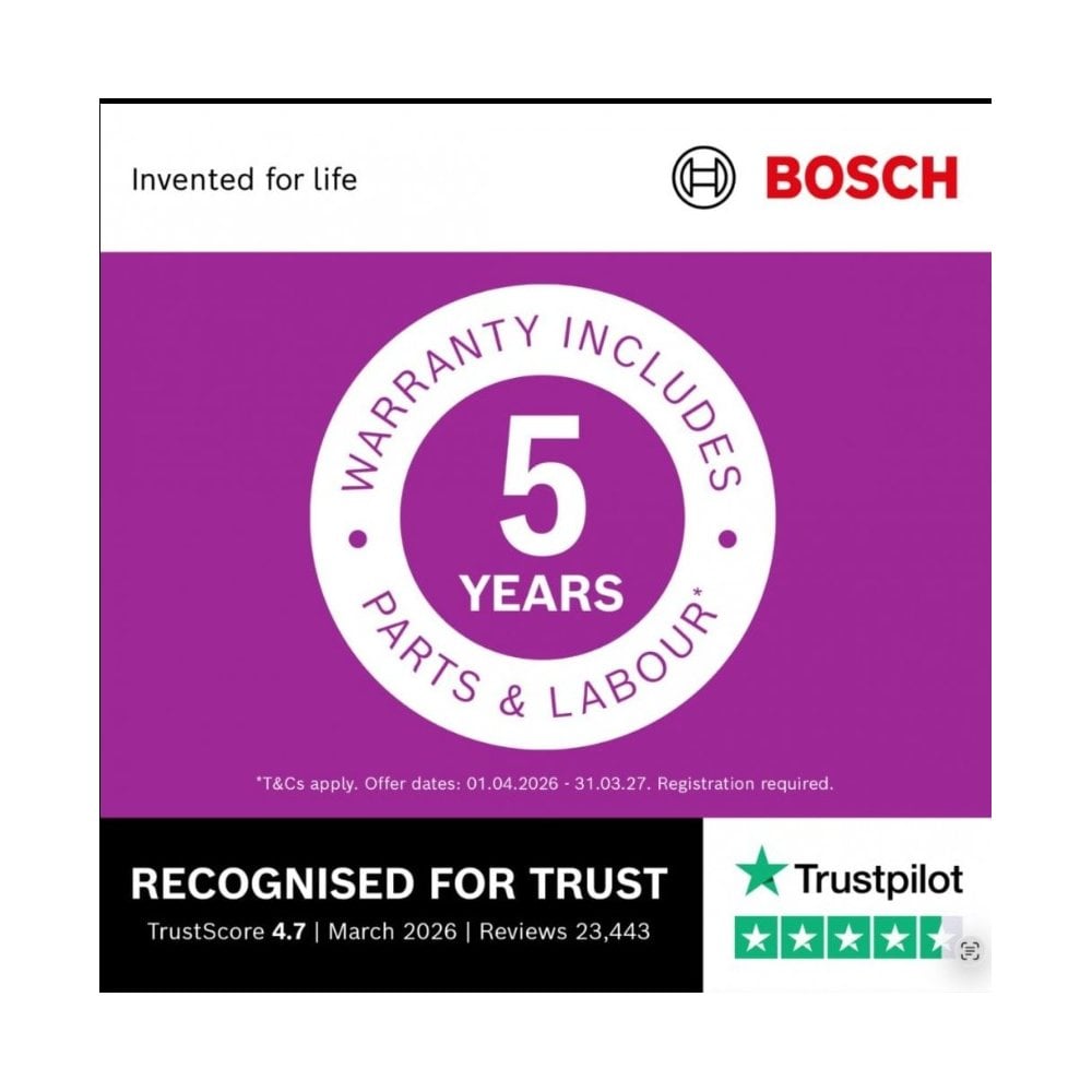 Bosch KGN362LDFG Frost Free Fridge Freezer :  Stainless Steel Look :H 186cm: Series 4 :