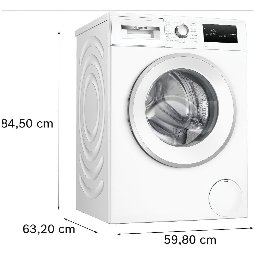 Bosch WAN28255 Washing Machine : 9kg : Series 4