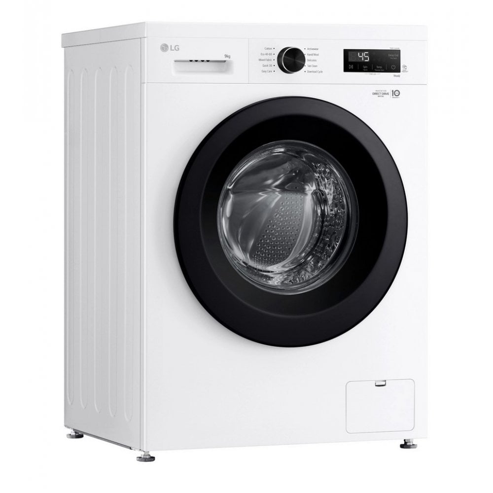 LG F4X1009NWK 9kg 1400 Spin Washing Machine - White: