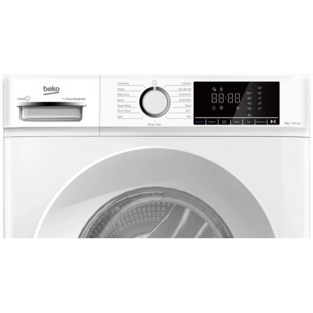 Beko BWC7121W Freestanding 7kg 1200rpm Washing Machine - White :