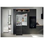 Haier HTR3518ENMTK 60/40 Fridge Freezer - Black : H 185cm :