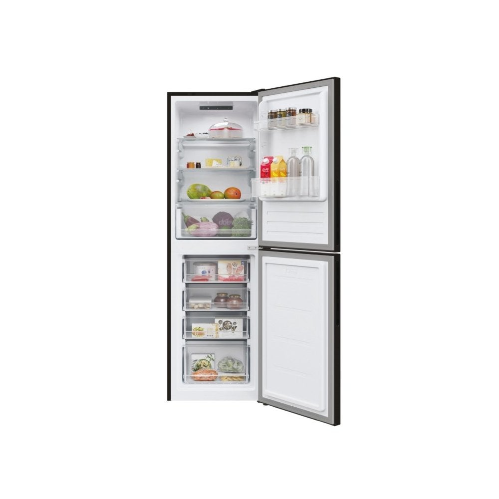 Hoover HVT3CLECKIHB-1 54.5cm 50/50 Low Frost Fridge Freezer - Black : H 176cm :