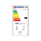 Hoover HVT3CLECKIHS-1 54.5cm 50/50 Low Frost Fridge Freezer - Silver :