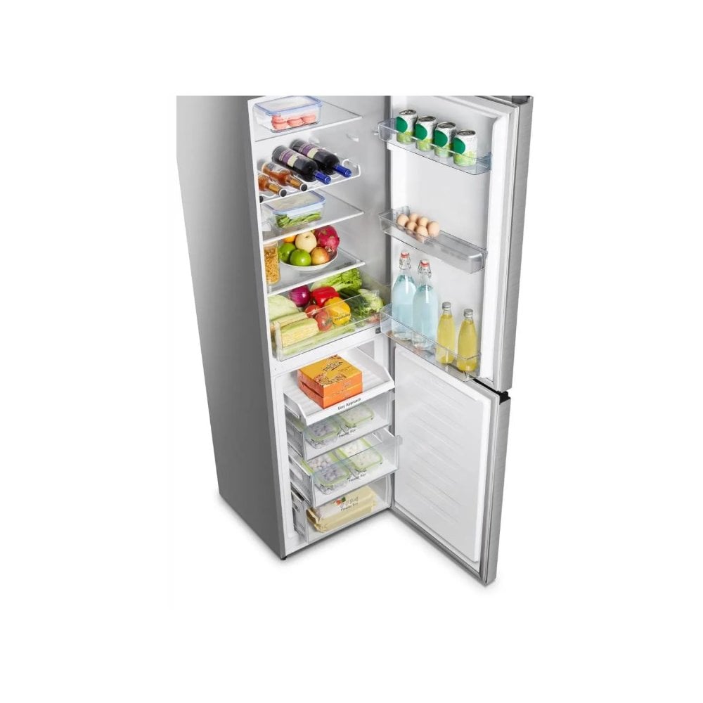 Hisense RB327N4BCE 50/50 Total No Frost Fridge Freezer - Stainless Steel : H 182.4 cm