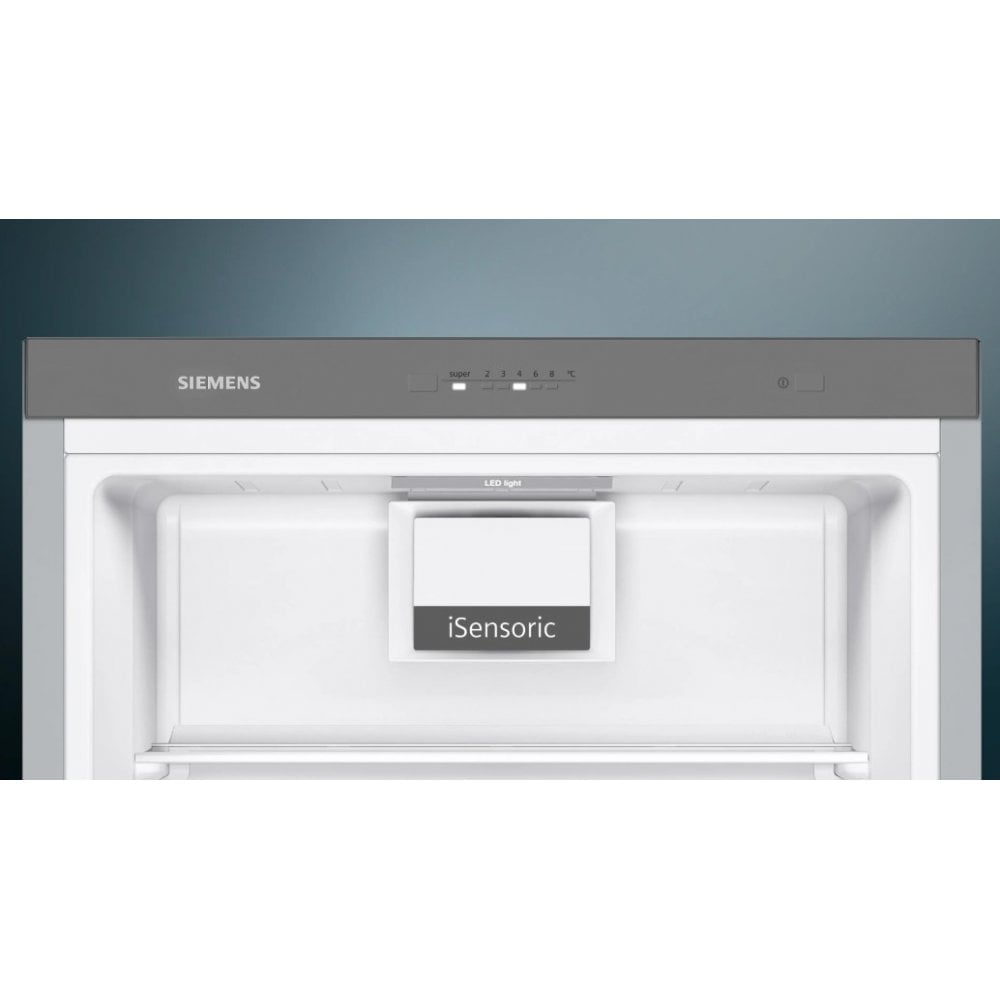 Siemens KS36NVICGG Upright Fridge : Stainless Steel : H 186.2cm : IQ300 : DECEMBER