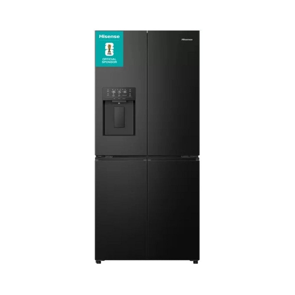 Hisense RQ5P470SYFD  American Fridge Freezer : Frost Free :  Black : H 178.5cm. W 79.4cm : Non Plumbed
