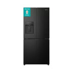 Hisense RQ5P470SYFD  American Fridge Freezer : Frost Free :  Black : H 178.5cm. W 79.4cm : Non Plumbed