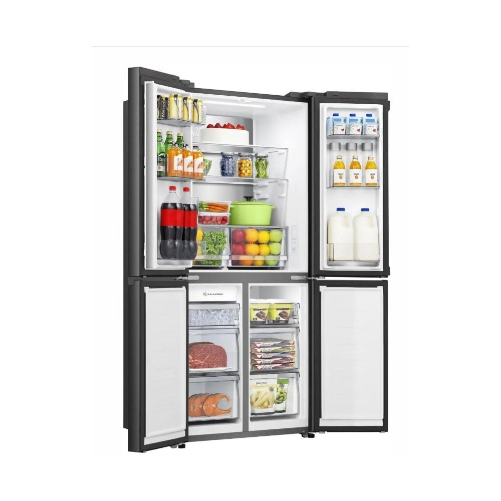 Hisense RQ5P470SYFD  American Fridge Freezer : Frost Free :  Black : H 178.5cm. W 79.4cm : Non Plumbed