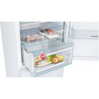 Bosch KGN392WEBG Frost Free Fridge Freezer : H 203cm : Series 4