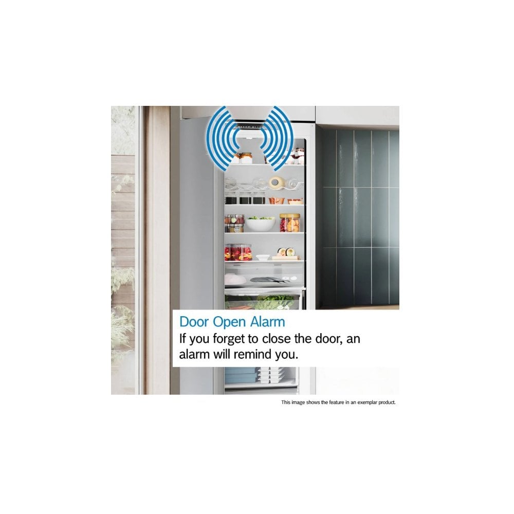 Bosch KGN392WEBG Frost Free Fridge Freezer : H 203cm : Series 4