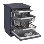 LG  DF587HMS  Dishwasher - Matte Black - 14 Place Settings : True Steam ,Quad Wash