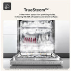 LG  DF587HMS  Dishwasher - Matte Black - 14 Place Settings : True Steam ,Quad Wash