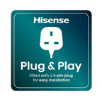 Hisense BI622ABPGUK Built In Single Oven :Steam :  Plug & Play