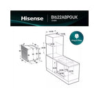 Hisense BI622ABPGUK Built In Single Oven :Steam :  Plug & Play