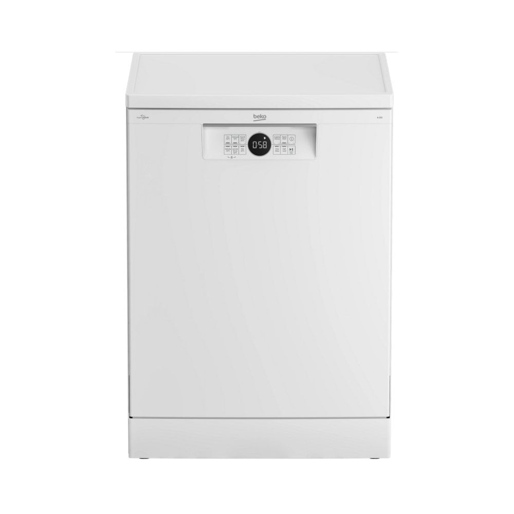 Beko BDFN26432W Full Size Dishwasher - White - 14 Place Settings :