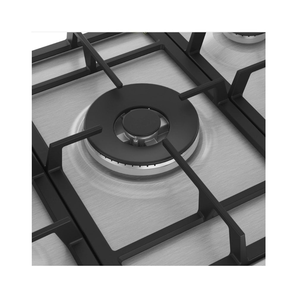 Beko HIAW75225SXE Gas Hob with Front Knob Controls - Stainless Steel : W 75cm :