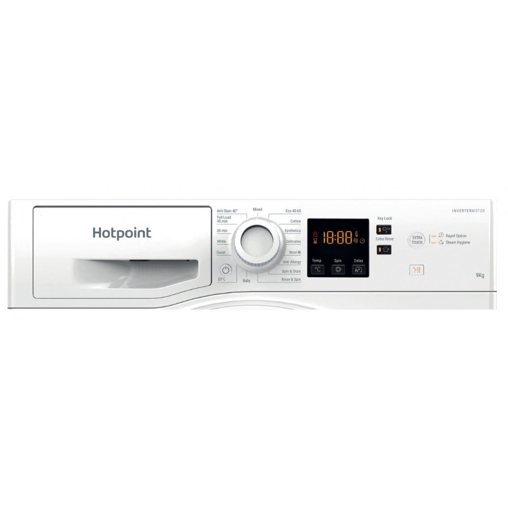 Hotpoint NSWF946WUK 9kg 1400 Spin Washing Machine - White :