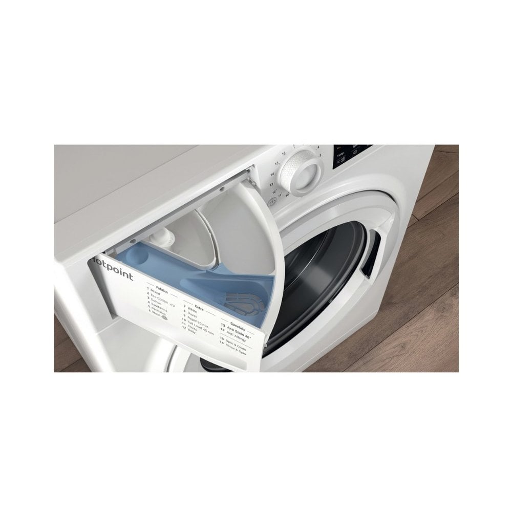 Hotpoint NSWF946WUK 9kg 1400 Spin Washing Machine - White :