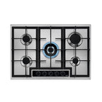 AEG HGB75420YM Built In Gas Hob - Stainless Steel : W 75cm : 6000 series
