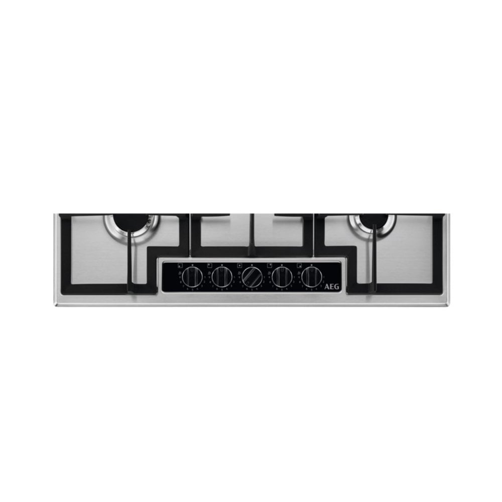 AEG HGB75420YM Built In Gas Hob - Stainless Steel : W 75cm : 6000 series