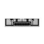 AEG HGB75420YM Built In Gas Hob - Stainless Steel : W 75cm : 6000 series