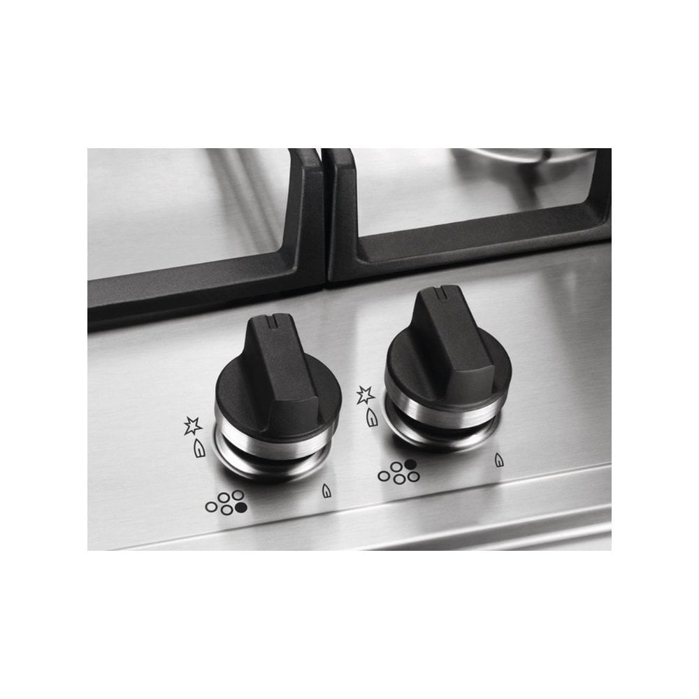 AEG HGB75420YM Built In Gas Hob - Stainless Steel : W 75cm : 6000 series