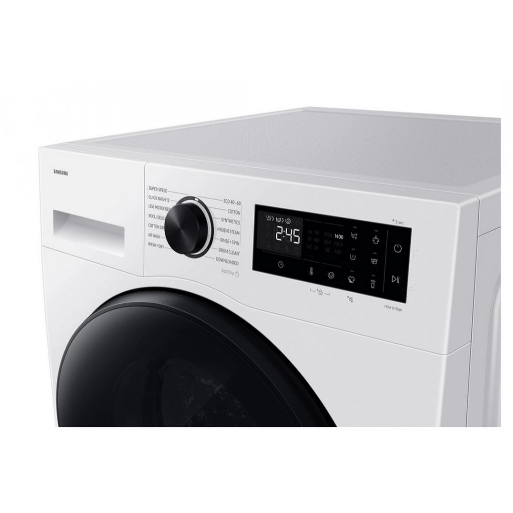 Samsung WD90HG5U34BEEU 9kg/6kg 1400 Spin Washer Dryer - White: Series 5 :